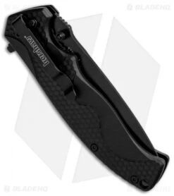 Kershaw 1338B A/O Liner Lock Knife Black GFN (3.5" Black) 8 Kershaw 1338B A/O Liner Lock Knife Black GFN (3.5" Black) -Blade HQ Kershaw LL A O Black 1338B BHQ 85041 jr side