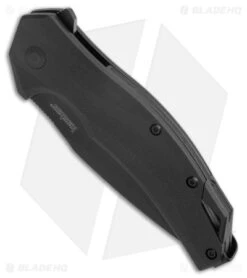 Kershaw Lateral Spring Assisted Knife Black GRN (3" Black Serr) 1645BLKST 7 Kershaw Lateral Spring Assisted Knife Black GRN (3" Black Serr) 1645BLKST -Blade HQ Kershaw Lateral Knife Black Black Serr BHQ 178498 jr spine