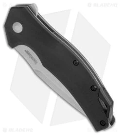 Kershaw Lateral Spring Assisted Knife Black GRN (3" Stonewash) 1645 -Blade HQ Kershaw Lateral Knife Black SW BHQ 178497 jr spine