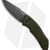 Kershaw Launch 1 Automatic Knife Olive Green Aluminum (3.4" BlackWash) 7100OLBW -Blade HQ Kershaw Launch 1 Automatic Olive Green Aluminum BlackWash 7100OLBW BHQ 91250 jr