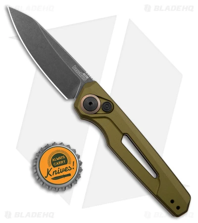 Kershaw Launch 11 Automatic Knife OD Green Aluminum (2.75" Blackwash) 7550OL 6 Kershaw Launch 11 Automatic Knife OD Green Aluminum (2.75" Blackwash) 7550OL - Image 4