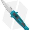 Kershaw Launch 12 Mini Stiletto Automatic Knife Teal (2.5" Stonewash) -Blade HQ Kershaw Launch 12 CA Legal Stiletto Auto Teal SW KER7125TEALSW BHQ 115102 jr