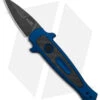 Kershaw Launch 12 CA Legal Mini Stiletto Automatic Knife Blue/CF (1.9" Black SW) -Blade HQ Kershaw Launch 12 CA Legal mini Stiletto Automatic Knife Blue CF 1in Black SW BHQ 145126 td