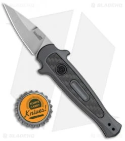 Kershaw Launch 12 CA Legal Stiletto Automatic Knife Black (1.9" Stonewash) 9 Kershaw Launch 12 CA Legal Stiletto Automatic Knife Black (1.9" Stonewash) -Blade HQ Kershaw Launch 12 Call Legal Stiletto Auto Grey KER7130GRYSW BHQ 114624 jr bottlecap