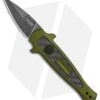 Kershaw Launch 12 CA Legal Stiletto Automatic Knife OD Green (1.9" Black SW) -Blade HQ Kershaw Launch 12 Call Legal Stiletto Auto OD Green KER7130OLBW BHQ 114625 jr