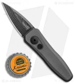 Kershaw Launch 4 CA Legal Automatic Knife Gray (1.9" Damascus) BHQ Exclusive 13 Kershaw Launch 4 CA Legal Automatic Knife Gray (1.9" Damascus) BHQ Exclusive -Blade HQ Kershaw Launch 4 CA Legal Auto Gray Damascus BHQ 86760 er bottlecap