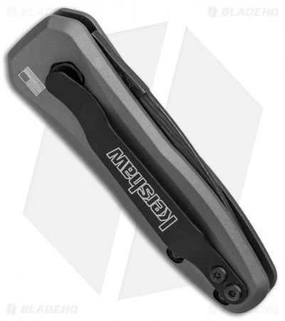 Kershaw Launch 4 CA Legal Automatic Knife Gray (1.9" Damascus) BHQ Exclusive 4 Kershaw Launch 4 CA Legal Automatic Knife Gray (1.9" Damascus) BHQ Exclusive - Image 2