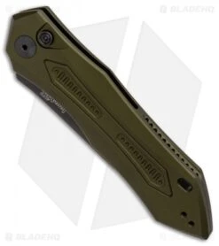 Kershaw Launch 6 Automatic Knife OD Green (3.75" Black) 7800OLBLK 8 Kershaw Launch 6 Automatic Knife OD Green (3.75" Black) 7800OLBLK -Blade HQ Kershaw Launch 6 Olive Black BHQ 89519 er spine