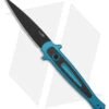 Kershaw Launch 8 Stiletto Automatic Knife Teal/CF (3.5" Black) 7150TEALBLK 2 Kershaw Launch 8 Stiletto Automatic Knife Teal/CF (3.5" Black) 7150TEALBLK -Blade HQ Kershaw Launch 8 stiletto AK Teal CF 3in Black BHQ 177022 td
