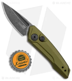 Kershaw Launch 9 Automatic Knife OD Green Aluminum (1.8" Black SW) 7250OLBW 9 Kershaw Launch 9 Automatic Knife OD Green Aluminum (1.8" Black SW) 7250OLBW -Blade HQ Kershaw Launch 9 Auto OD Green Blackwash BHQ 147570 jr bottlecap