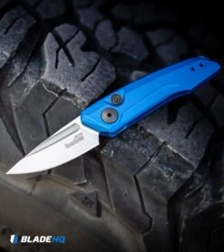 Kershaw Launch 9 Automatic Knife Blue (1.8" Working) 7250BLUSW -Blade HQ Kershaw Launch 9 Automatic Knife Blue Working 7250BLUSW BHQ 113299 kp tire web