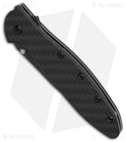 Kershaw Leek Assisted Opening Knife CF (3.4" Damascus) 7 Kershaw Leek Assisted Opening Knife CF (3.4" Damascus) -Blade HQ Kershaw Leek AO CF Damascus BHQ 165799 td spine