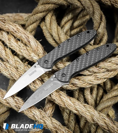 Kershaw Leek Assisted Opening Knife Carbon Fiber (3" Satin Composite) 1660CFCBSW 7 Kershaw Leek Assisted Opening Knife Carbon Fiber (3" Satin Composite) 1660CFCBSW - Image 5
