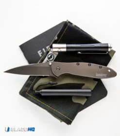 Kershaw Leek Assisted Opening Knife Gray Stainless Steel (3" Gray) 1660GRY 11 Kershaw Leek Assisted Opening Knife Gray Stainless Steel (3" Gray) 1660GRY -Blade HQ Kershaw Leek Assisted Opening Knife Gray Aluminum Gray 1660GRY BHQ 117600 kp pocket web