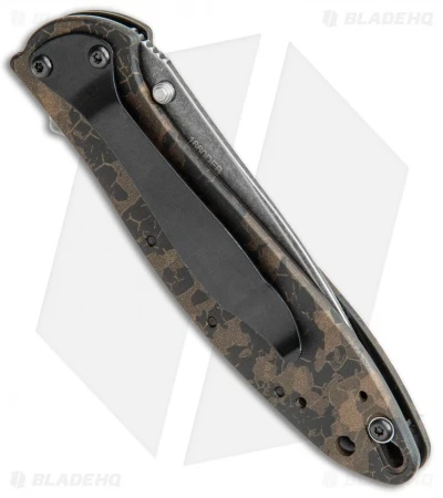 Kershaw Leek Spring Assisted Knife A/O Digital Brown (3" Black SW) 1660DEB 5 Kershaw Leek Spring Assisted Knife A/O Digital Brown (3" Black SW) 1660DEB - Image 3