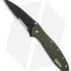 Kershaw Leek Assisted Opening Knife OD Green (3" Black Serr) 1660OLBLKST 2 Kershaw Leek Assisted Opening Knife OD Green (3" Black Serr) 1660OLBLKST -Blade HQ Kershaw Leek OD Green black serr BHQ 77342 er 2