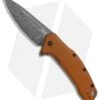 Kershaw Link Drop Point Knife Flat Dark Earth Aluminum (3.25" BlackWash) 1 Kershaw Link Drop Point Knife Flat Dark Earth Aluminum (3.25" BlackWash) -Blade HQ Kershaw Link Assisted SW Plain FDE Handle 1776BRZBW BHQ 85193 jr