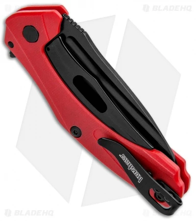 Kershaw Mini Natrix Sub-Frame Lock Knife Red G-10 (2.75" Black) 7006RDBLK 5 Kershaw Mini Natrix Sub-Frame Lock Knife Red G-10 (2.75" Black) 7006RDBLK - Image 3
