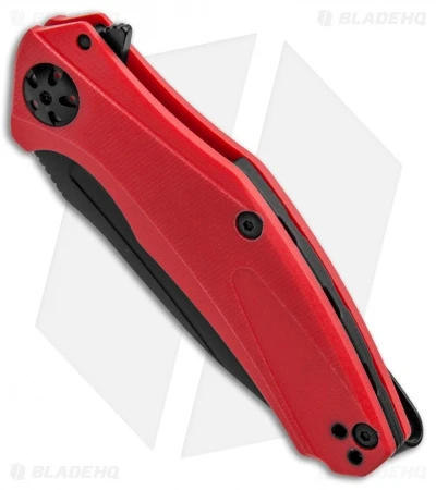 Kershaw Mini Natrix Sub-Frame Lock Knife Red G-10 (2.75" Black) 7006RDBLK 4 Kershaw Mini Natrix Sub-Frame Lock Knife Red G-10 (2.75" Black) 7006RDBLK - Image 2