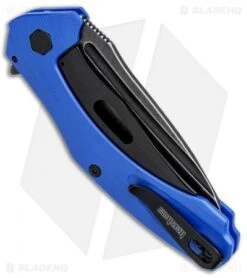 Kershaw Natrix A/O Knife Blue G-10 (3.25" BlackWash) 7007BLUBW -Blade HQ Kershaw Natrix A O FL Blue Black 7007BLUBW BHQ 82642 jr side