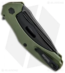 Kershaw Natrix A/O Knife Olive Green G-10 (3.25" BlackWash) 7007OLBW 8 Kershaw Natrix A/O Knife Olive Green G-10 (3.25" BlackWash) 7007OLBW -Blade HQ Kershaw Natrix A O Olive Green Blackwash 7007OLBW BHQ 82643 jr side