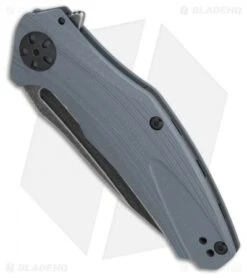 Kershaw Natrix A/O Knife Gray G-10 (3.25" BlackWash) 7007GRYBW -Blade HQ Kershaw Natrix AO Gray G10 Blackwash BHQ 82057 er spine