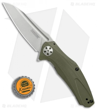 Kershaw Natrix A/O Sub-Frame Lock Knife OD Green G-10 (3.25" Stonewash) 7007OL 6 Kershaw Natrix A/O Sub-Frame Lock Knife OD Green G-10 (3.25" Stonewash) 7007OL - Image 4
