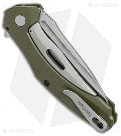 Kershaw Natrix A/O Sub-Frame Lock Knife OD Green G-10 (3.25" Stonewash) 7007OL 4 Kershaw Natrix A/O Sub-Frame Lock Knife OD Green G-10 (3.25" Stonewash) 7007OL - Image 2