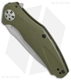 Kershaw Natrix A/O Sub-Frame Lock Knife OD Green G-10 (3.25" Stonewash) 7007OL 8 Kershaw Natrix A/O Sub-Frame Lock Knife OD Green G-10 (3.25" Stonewash) 7007OL -Blade HQ Kershaw Natrix AO OD Green G10 SW BHQ 79760 er spine