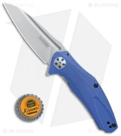 Kershaw Natrix A/O Sub-Frame Lock Knife Blue G-10 (3.25" Stonewash) 7007BLU -Blade HQ Kershaw Natrix AO blue G10 SW BHQ 79759 er bottlecap
