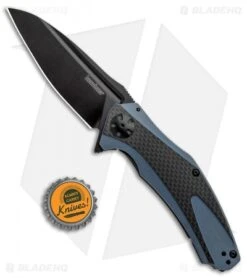 Kershaw Natrix XL Sub-Frame Lock Knife Blue G-10/CF (3.75" Black) 7008CFBLK 10 Kershaw Natrix XL Sub-Frame Lock Knife Blue G-10/CF (3.75" Black) 7008CFBLK -Blade HQ Kershaw Natrix Sub FL Carbo Blue CF KS7008CFBLK BHQ 92438 jr bottlecap