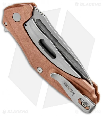 Kershaw Mini Natrix Sub-Frame Lock Knife Copper (2.75" Stonewash) 7006CU 5 Kershaw Mini Natrix Sub-Frame Lock Knife Copper (2.75" Stonewash) 7006CU - Image 3