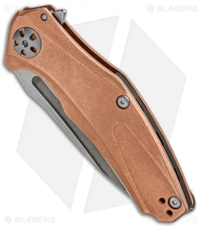 Kershaw Mini Natrix Sub-Frame Lock Knife Copper (2.75" Stonewash) 7006CU 4 Kershaw Mini Natrix Sub-Frame Lock Knife Copper (2.75" Stonewash) 7006CU - Image 2