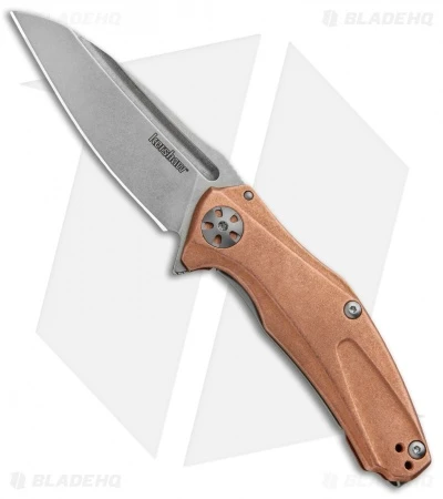 Kershaw Mini Natrix Sub-Frame Lock Knife Copper (2.75" Stonewash) 7006CU 3 Kershaw Mini Natrix Sub-Frame Lock Knife Copper (2.75" Stonewash) 7006CU