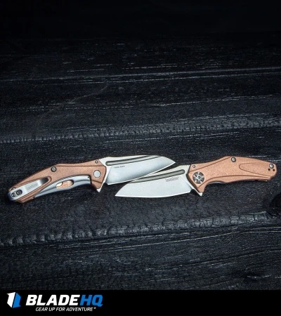 Kershaw Mini Natrix Sub-Frame Lock Knife Copper (2.75" Stonewash) 7006CU 8 Kershaw Mini Natrix Sub-Frame Lock Knife Copper (2.75" Stonewash) 7006CU - Image 6