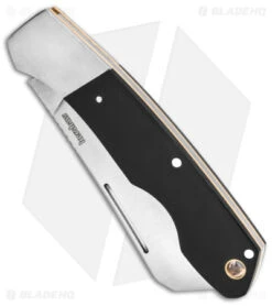 Kershaw Parley Cleaver Slip Joint Knife Black Polished Micarta (3.1" Satin) 4384 8 Kershaw Parley Cleaver Slip Joint Knife Black Polished Micarta (3.1" Satin) 4384 -Blade HQ Kershaw Parley Cleaver Slip Joint Black Polished Micarta 3in Satin BHQ 139784 td spine