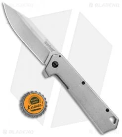 Kershaw Passage Assisted Opening Knife Stainless Steel (3.5" Stonewash) 9 Kershaw Passage Assisted Opening Knife Stainless Steel (3.5" Stonewash) -Blade HQ Kershaw Passage KS1361X BHQ 104004 jr bottlecap