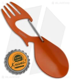 Kershaw Ration Stainless Steel Spork Multi-tool (Orange) 1140OR -Blade HQ Kershaw Ration Orange 1140OR BHQ 86191 jr bottlecap