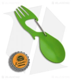 Kershaw Ration Stainless Steel Spork Multi-tool (Green) 1140GRN -Blade HQ Kershaw Ration Stainless Steel Spork Multi Tool Green BHQ 89674 er bottlecap