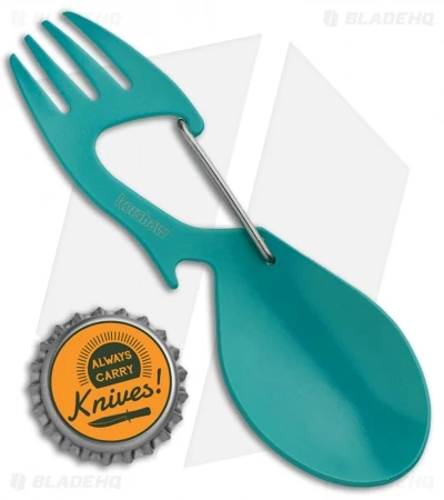 Kershaw Ration Stainless Steel Spork Multi-tool (Teal) 1140TEALX 4 Kershaw Ration Stainless Steel Spork Multi-tool (Teal) 1140TEALX - Image 3