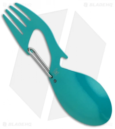 Kershaw Ration Stainless Steel Spork Multi-tool (Teal) 1140TEALX 3 Kershaw Ration Stainless Steel Spork Multi-tool (Teal) 1140TEALX - Image 2
