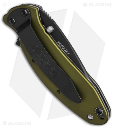 Kershaw Scallion Assisted Opening Knife Olive (2.25" Black) 1620OLBLK 5 Kershaw Scallion Assisted Opening Knife Olive (2.25" Black) 1620OLBLK - Image 3