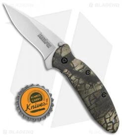 Kershaw Scallion Flipper Knife Tree Camo Aluminum (2.25" Satin) 1620C 9 Kershaw Scallion Flipper Knife Tree Camo Aluminum (2.25" Satin) 1620C -Blade HQ Kershaw Scallion Assisted Opening Tree Camo BB 1620C BHQ 0377 jr bottlecap