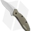 Kershaw Scallion Assisted Opening Knife Olive Green (2.25" Bead Blast) 1620OL -Blade HQ Kershaw Scallion Olive Green 1620OL BHQ 14805 jr 2