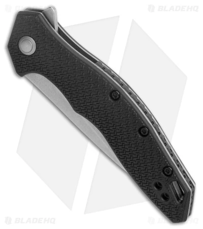 Kershaw Shoreline Liner Lock Assisted Knife Black FRN (3.25" Stonewash) 1845 4 Kershaw Shoreline Liner Lock Assisted Knife Black FRN (3.25" Stonewash) 1845 - Image 2