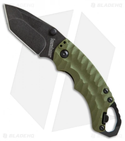 Kershaw Shuffle II Tanto Liner Lock Knife OD Green (2.25" BlackWash) 8750TOLBW 3 Kershaw Shuffle II Tanto Liner Lock Knife OD Green (2.25" BlackWash) 8750TOLBW