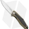 Kershaw Sinkevich Atmos Liner Lock Knife Tan G-10/Carbon Fiber (3" Satin) -Blade HQ Kershaw Sinkevich Atomost LL Tan G 10 CF Satin KS4037TAN BHQ 90132 jr