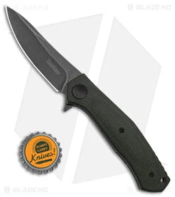 Kershaw Sinkevich Concierge Liner Lock Knife Green Micarta (3.25" Black SW) 9 Kershaw Sinkevich Concierge Liner Lock Knife Green Micarta (3.25" Black SW) -Blade HQ Kershaw Sinkevich Concierge LL Knife Green Micarta 3in BSW D2 BHQ 140100 td size