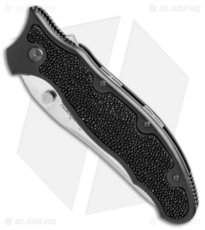 Kershaw Steven Seagal 1680ST Liner Lock Knife Ray Skin (3.5" Polish Serr) XXXX 4 Kershaw Steven Seagal 1680ST Liner Lock Knife Ray Skin (3.5" Polish Serr) XXXX - Image 2