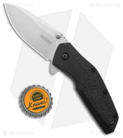 Kershaw Swerve Assisted Opening Knife Black (3" Stonewash) 3850 9 Kershaw Swerve Assisted Opening Knife Black (3" Stonewash) 3850 -Blade HQ Kershaw Swerve Assisted OPening Knife SW BHQ 14801 jr bottlecap